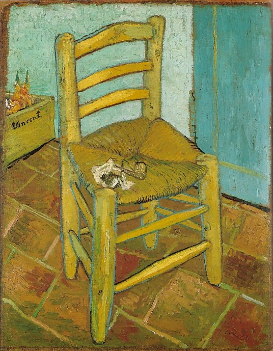 Click here to go to 'Vincent's Chair with His Pipe' page.
