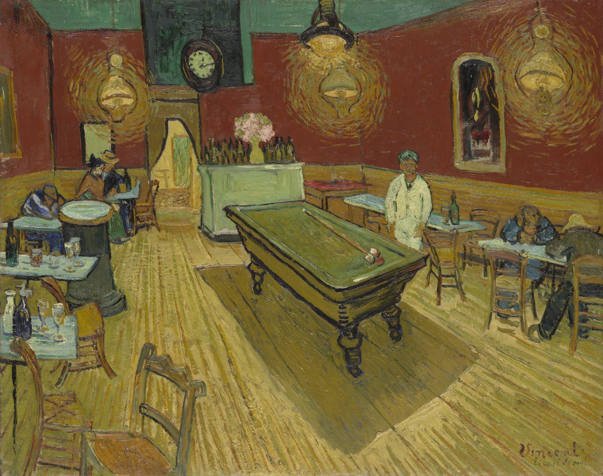 Vincent Van Gogh The Paintings The Night Cafe